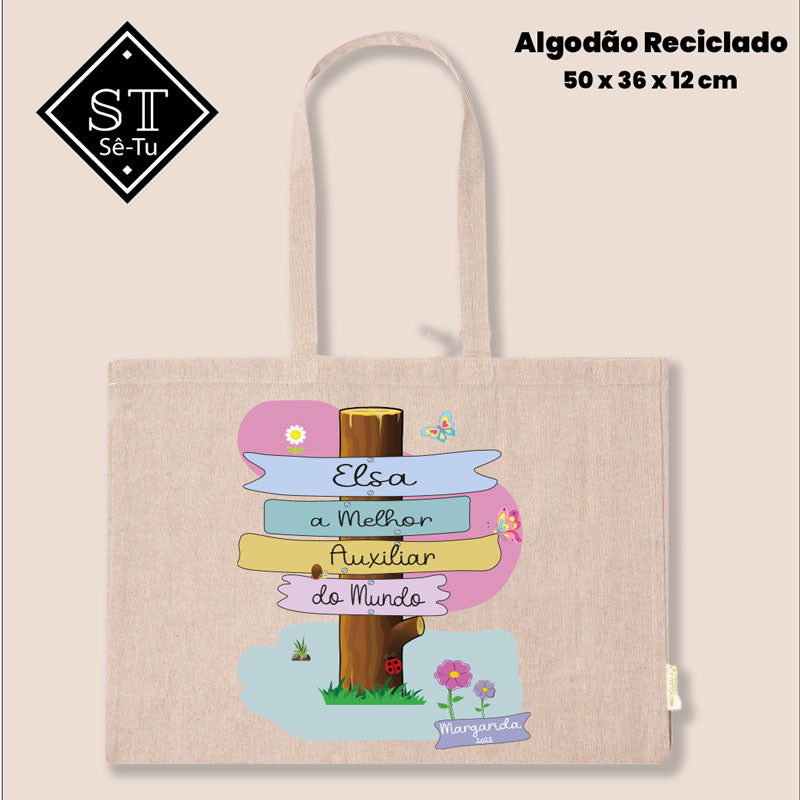 Totte Bag Melhor Auxiliar do Mundo